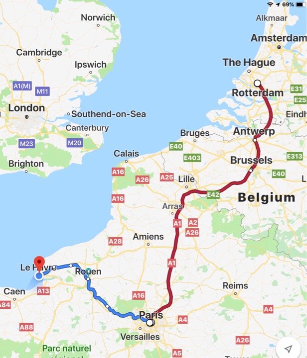 Rotterdam, NL 🇳🇱 to Le Havre, FR 🇫🇷 – 01 June 2019